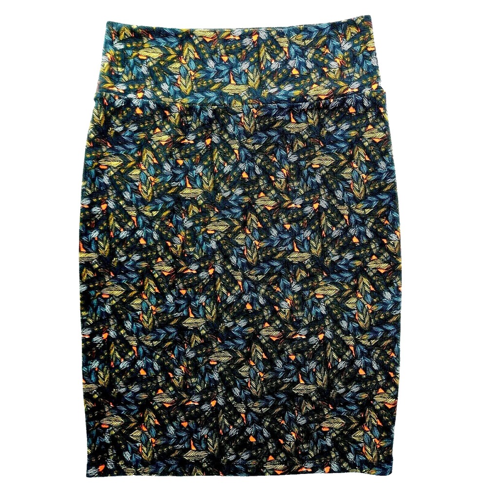 LulaRoe Cassie Womens Size S Simply Comfortable Pencil Skirt Casual Multicolor